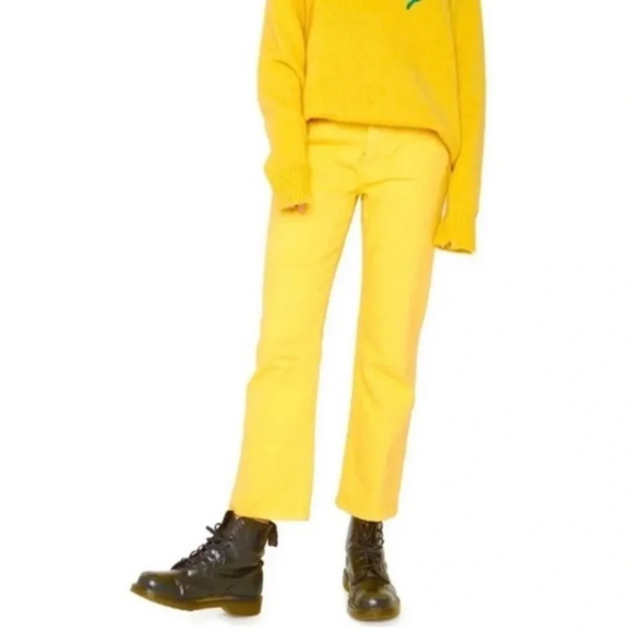 Sandrine Rose X Free People Straight Fit Cropped Jeans - Picture 2 of 3